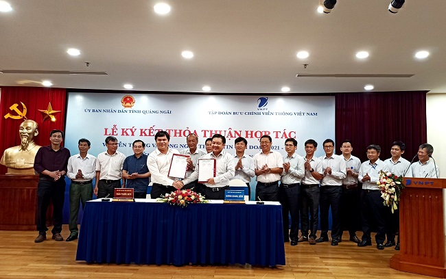 Quảng Ngãi ký kết hợp tác với Tập đoàn Bưu chính Viễn thông Việt Nam