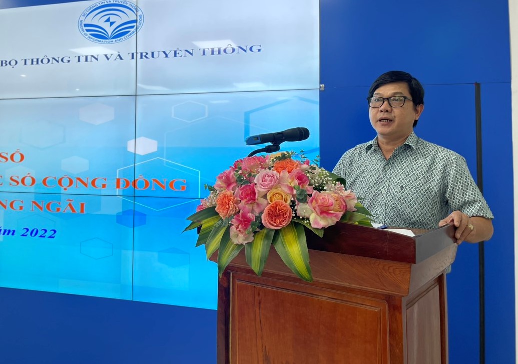 Tập huấn cho Tổ Công nghệ số cộng đồng trên địa bàn tỉnh Quảng Ngãi