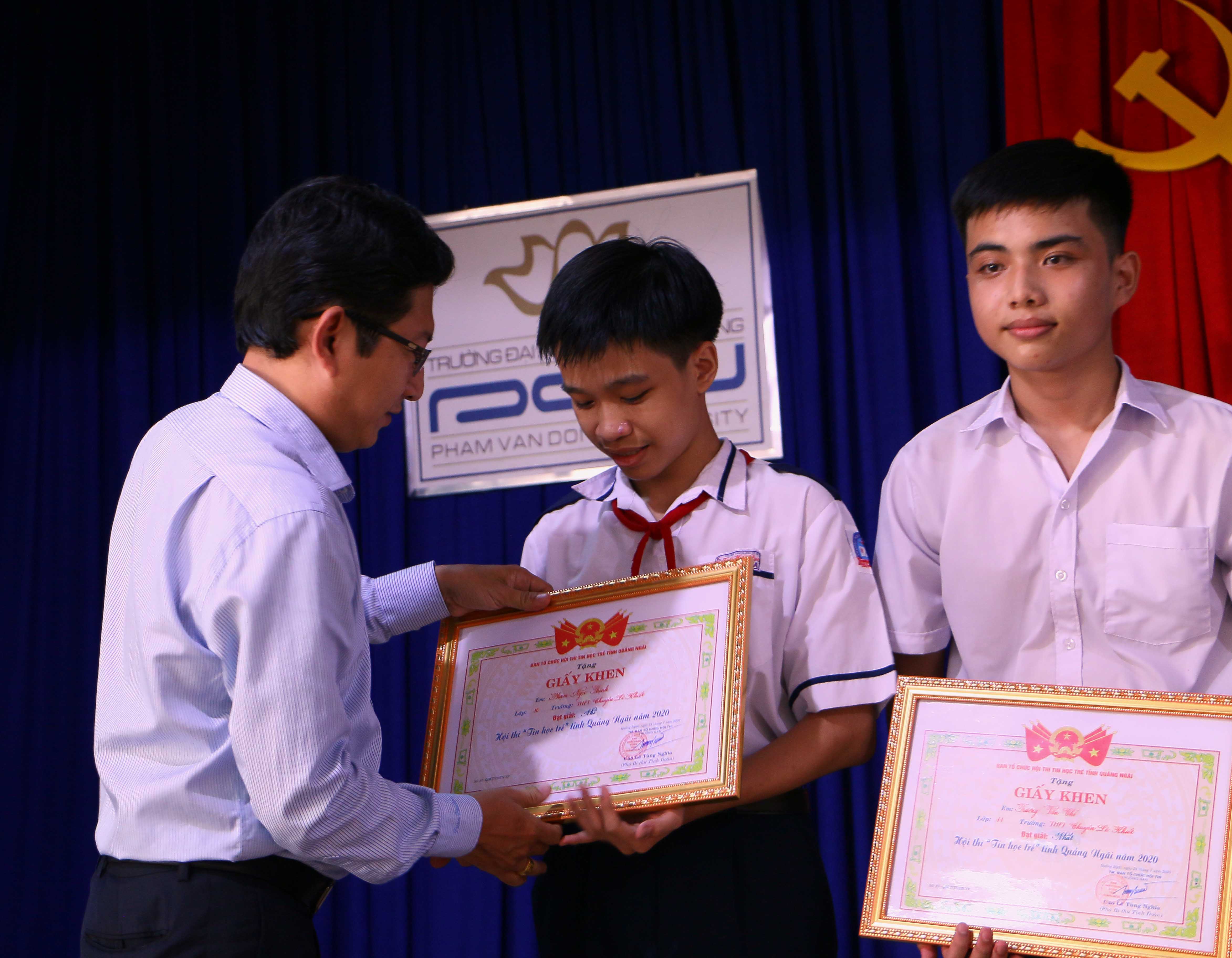 Hội thi Tin học trẻ tỉnh Quảng Ngãi năm 2020