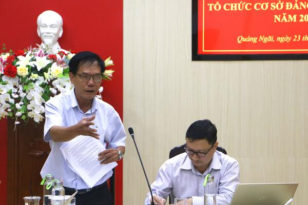 Hội nghị Kiểm điểm và xếp loại cơ sở đảng, đảng viên Chi bộ Sở Thông tin và Truyền thông năm 2024